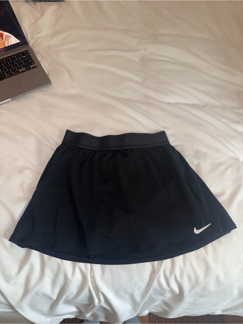 Nike Black Circle Skirt with White Swoosh
